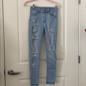American Eagle Ripped Skinny Jeans